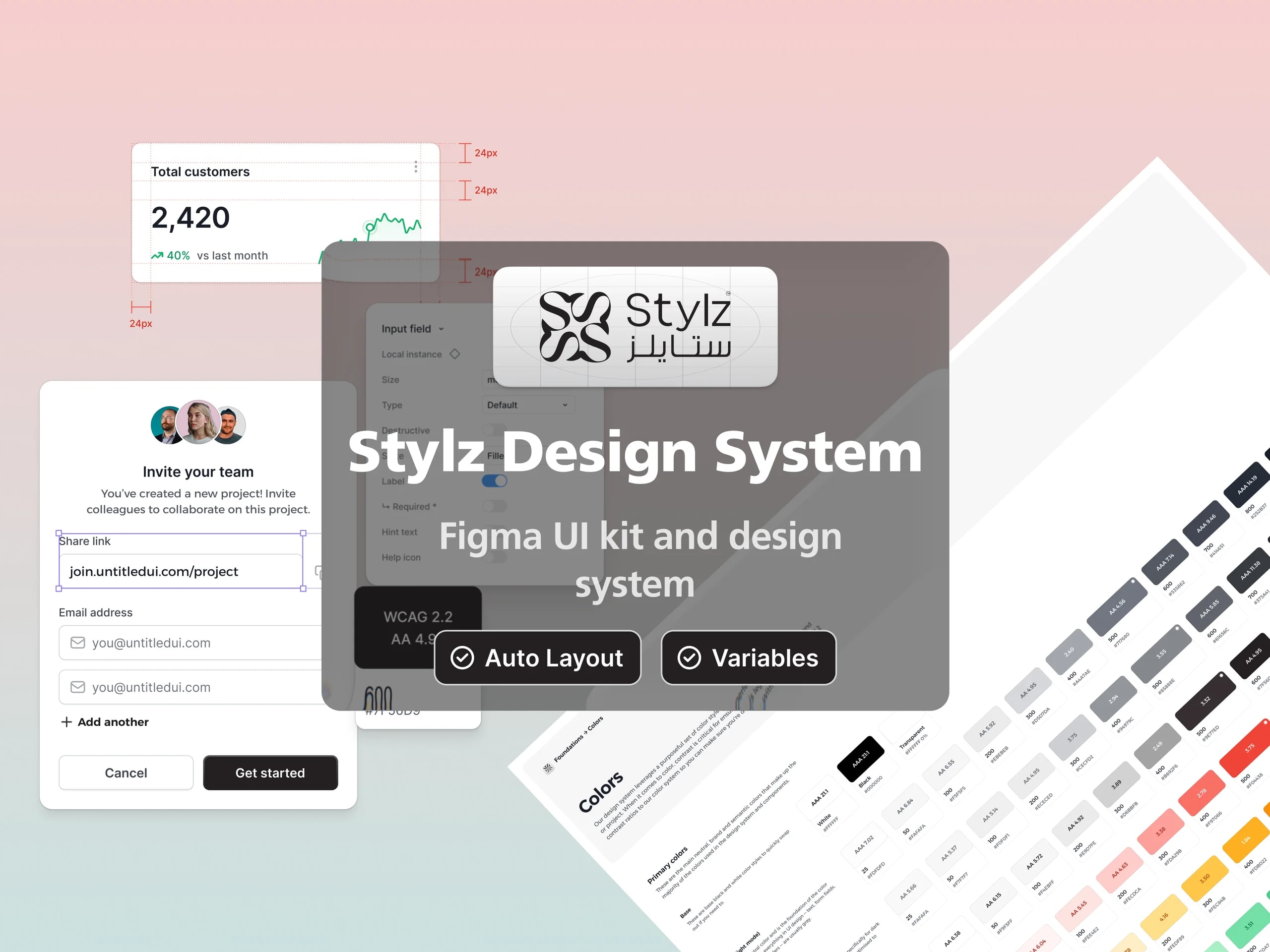 Stylz AI Design System — showcase
